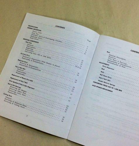 International IH 990 Mower-Conditioner Service & Repair Manual - Complete Unit Overhaul Guide for Tractor Maintenance | DIY Farming Equipment Fixes