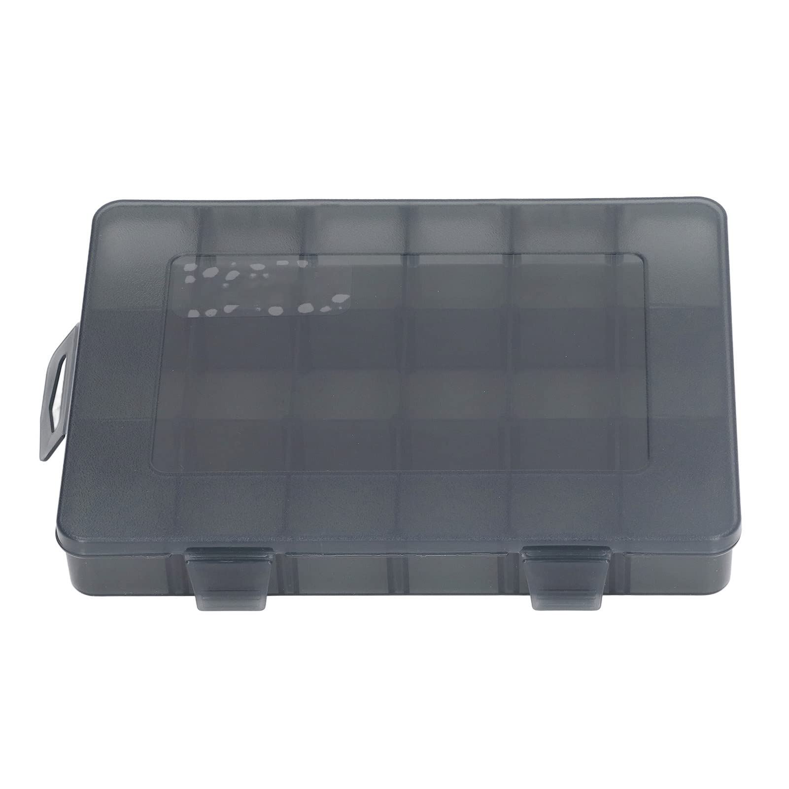 18 Grids Multi Compartment Plastic Tool Box Organizer with Arc Corners for Nails, Screws & Small Parts - Perfect for Workshop, Garage & DIY Projects
