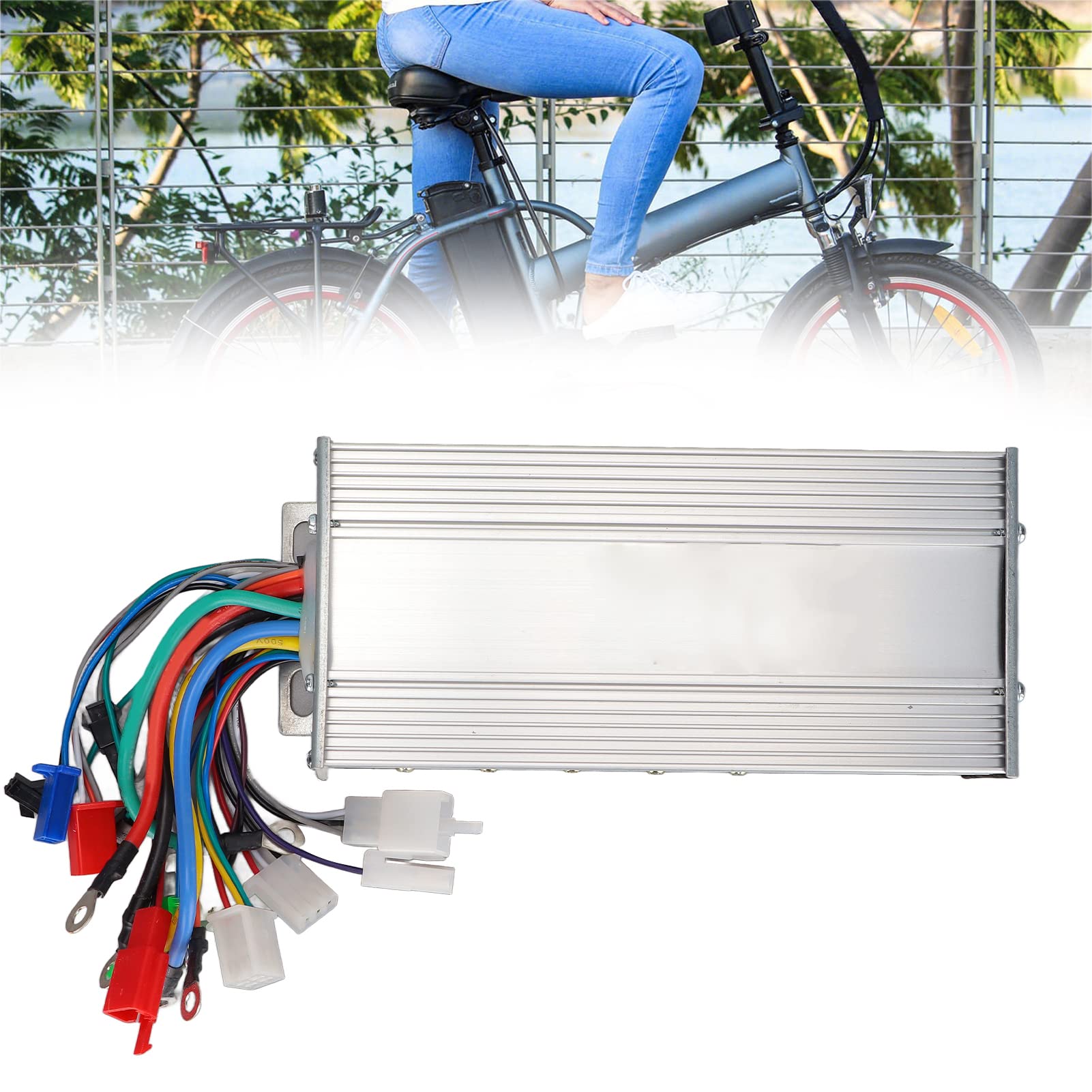 48V 60V 1000W Universal Electric Scooter Brushless Motor Controller - Dual 15 Tube Design for E-Bike Conversion & Repair - Perfect for DIY Upgrades, Commuter Scooters, and Electric Bike Maintenance