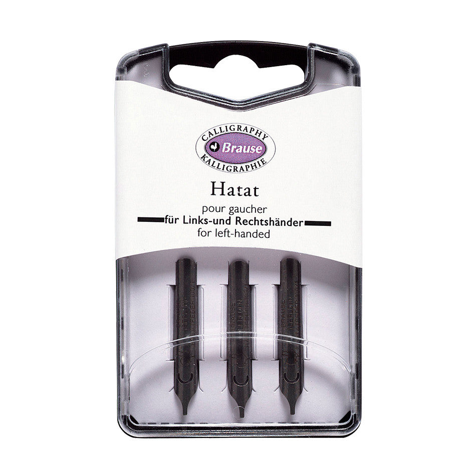 Brause Calligraphy Nib Set - 3 Premium Metal Nibs for Dip Pens | Perfect for Hand Lettering, Wedding Invitations & Artistic Writing