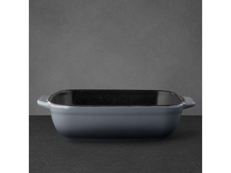 BergHOFF GEM 9.5-Inch Stoneware Square Baking Dish - 1.5 Quart Oven Safe Casserole Pan for Lasagna, Brownies & Casseroles - Durable Ceramic Cookware for Baking, Roasting & Serving