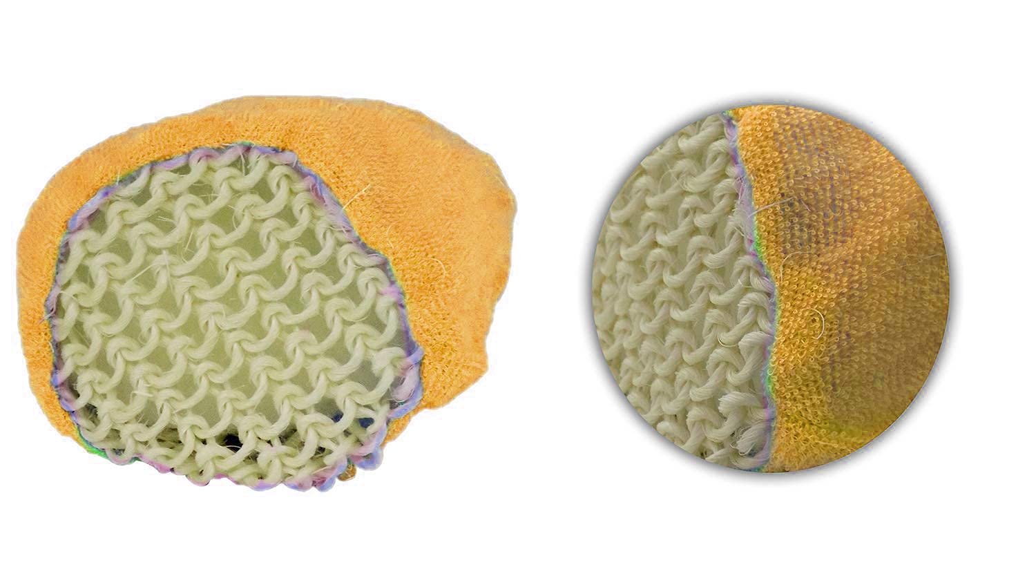 Exfoliating Bath Sponge for Dead Skin Removal - 2 Pack Body Scrubber for Smooth Skin | Shower & Spa Use