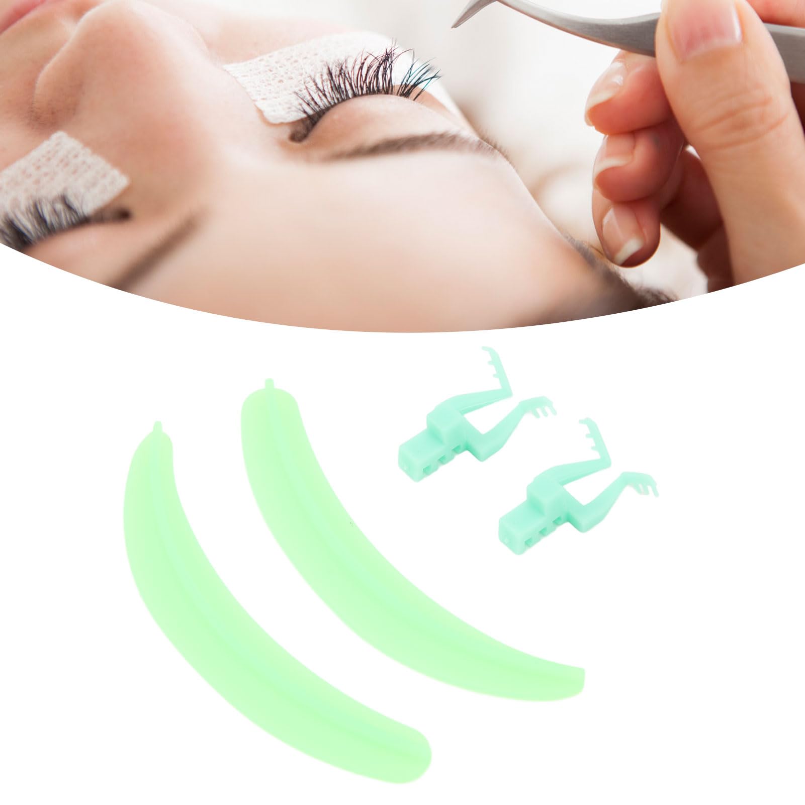 Premium Reusable Eyelash Extension Separator & Lash Lift Pads - Enhances Lash Application Precision for Extensions & Lifts (Green) | Perfect for Salon Professionals & DIY Home Lash Care