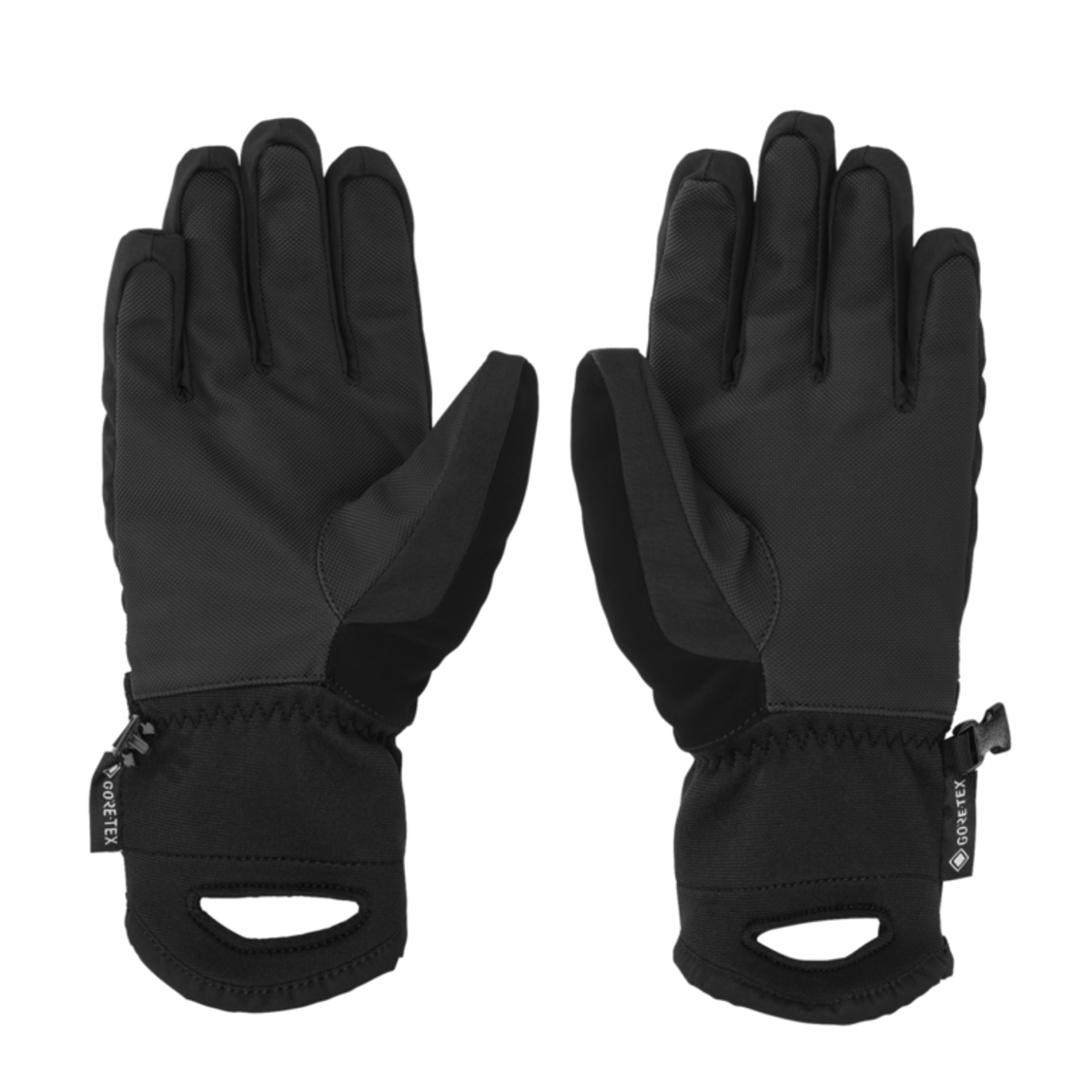 Volcom Women's Peep Gore-Tex Gloves - Waterproof & Windproof Winter Gloves for Skiing, Snowboarding & Outdoor Activities (Black, 2026)