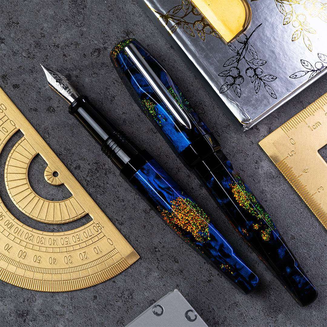 Benu AstroGem Fountain Pen - Premium Writing Instrument for Elegant Calligraphy & Journaling - Perfect for Gifts, Office Use & Special Occasions