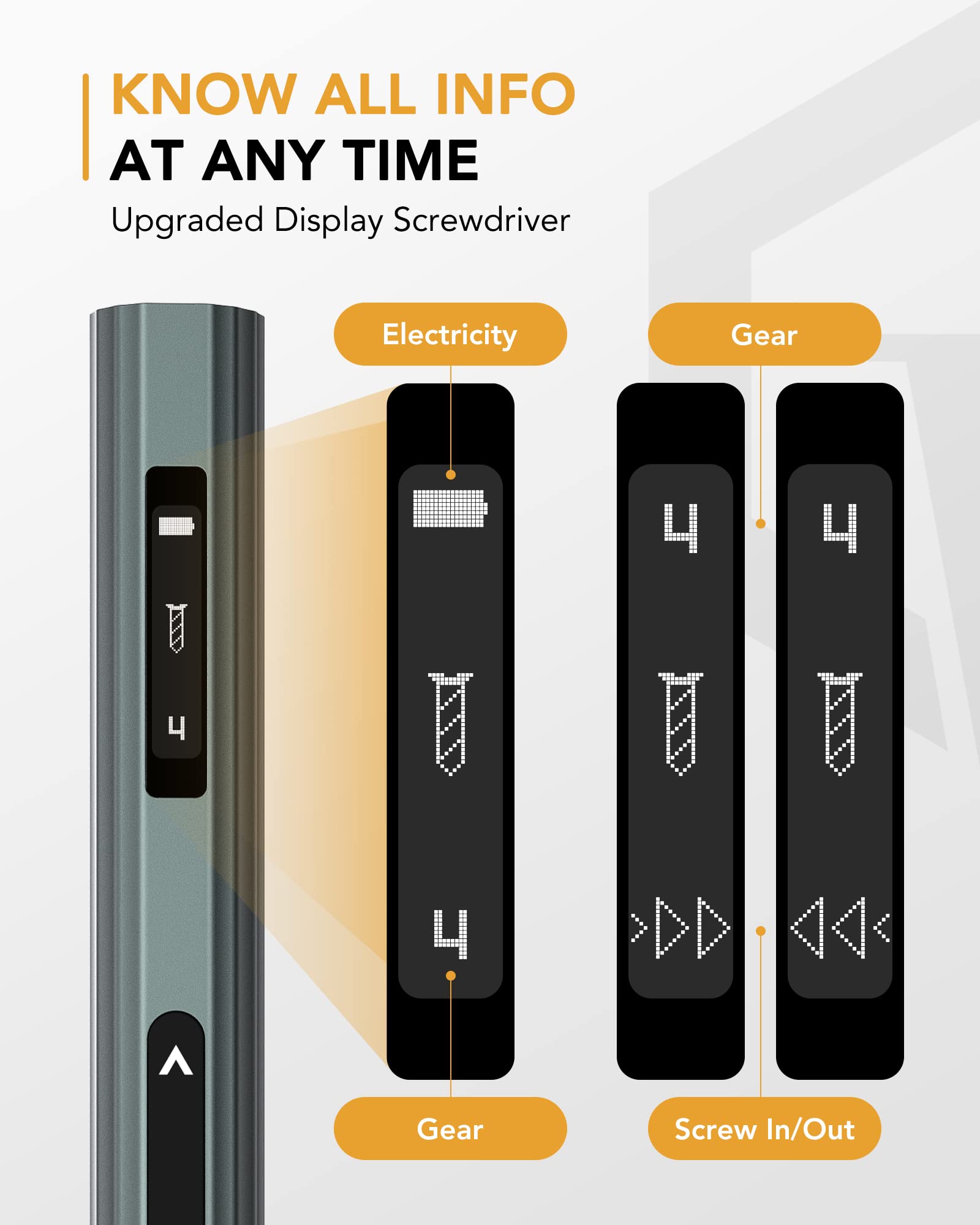 VIGRUE Cordless Electric Screwdriver Set with LCD Display - 48 Magnetic Bits Mini Precision Screwdriver for Electronics, Laptops, Phones, Glasses, Watches - Perfect for DIY Repairs, Home Improvement & Small Electronics Maintenance