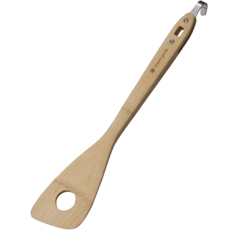 Premium Bamboo Cooking Spatula - Eco-Friendly Kitchen Utensil for Stirring, Flipping & Serving - Ideal for Non-Stick Pans, Salad Tossing & Healthy Cooking