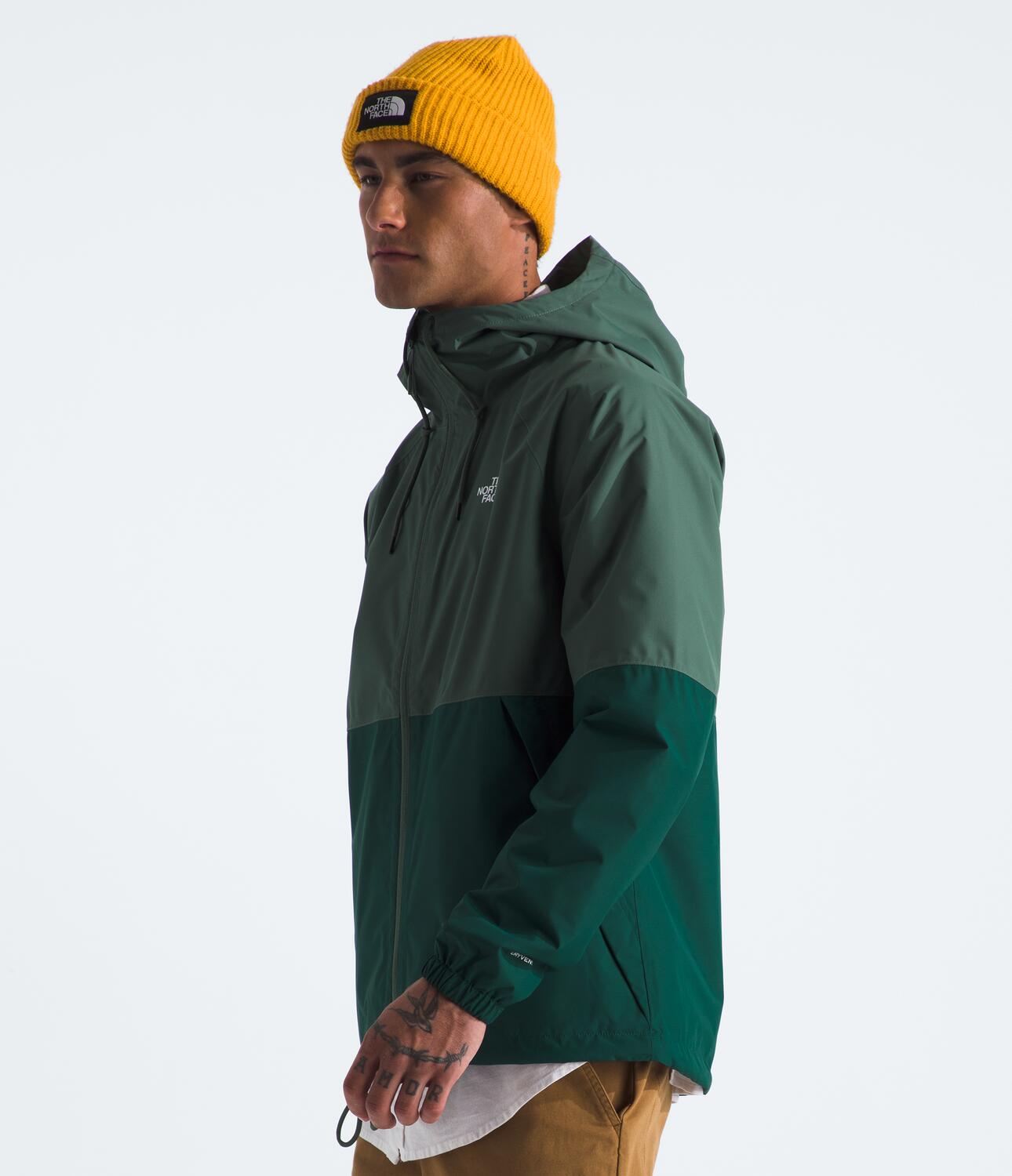 Antora Men's Waterproof Rain Hoodie - Lightweight Windproof Jacket for Outdoor Hiking, Camping & Travel