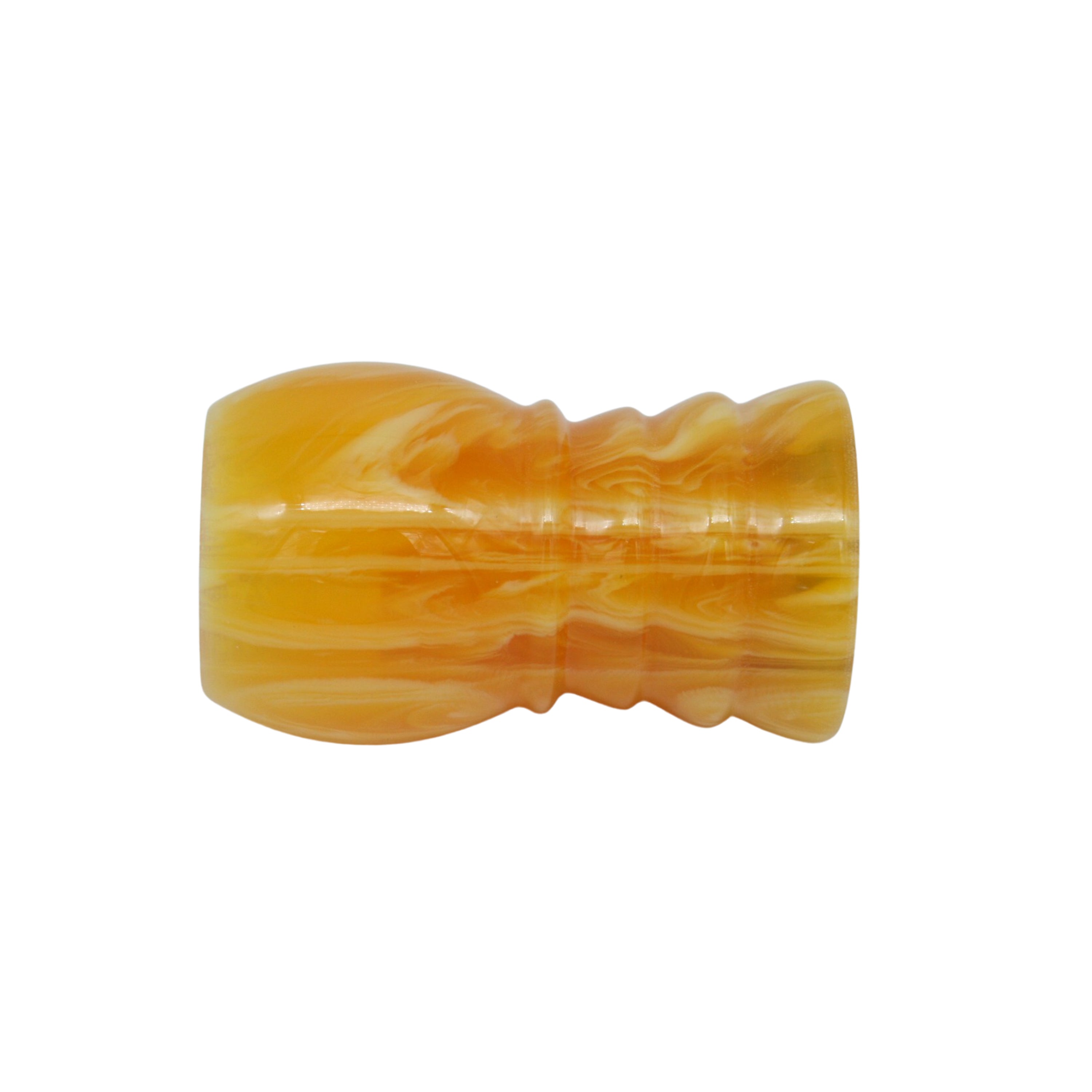 Premium Amber Handmade Shaving Brush Handle for Men - Fits 24mm & 26mm Knots - Perfect for Wet Shaving, Grooming Kits & Luxury Bathroom Accessories