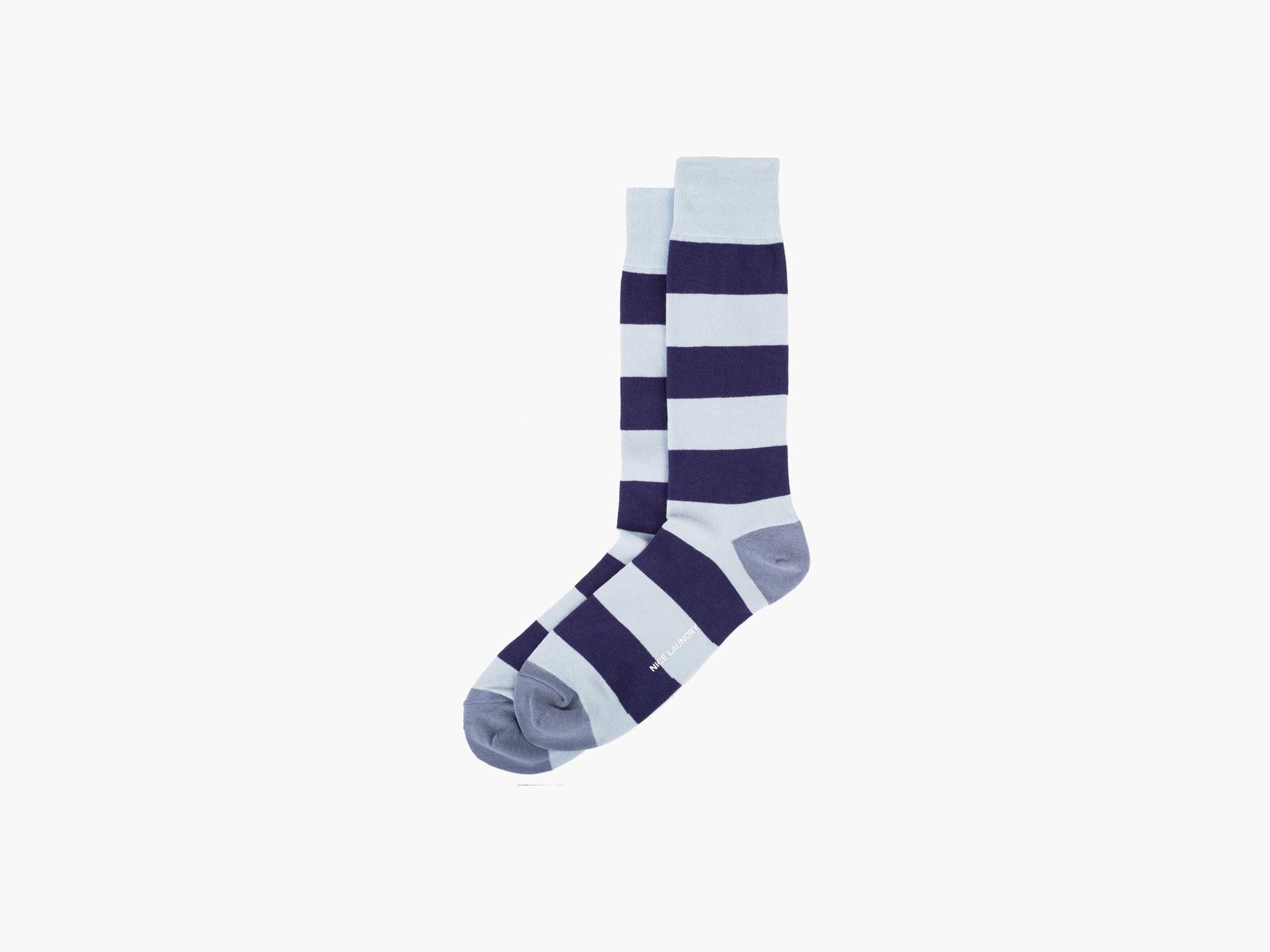 Men's Rugby Stripe Light Blue Navy Blue Grey Casual Shirt - Perfect for Work, Office, and Weekend Outings