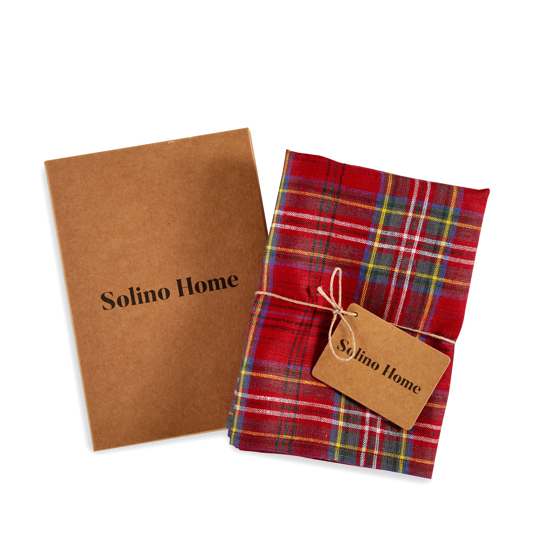 Classic Tartan Plaid Kitchen Towels Set of 2 - Absorbent Cotton Dish Towels for Drying Dishes, Cleaning & Decor - Perfect for Farmhouse, Rustic & Modern Kitchens