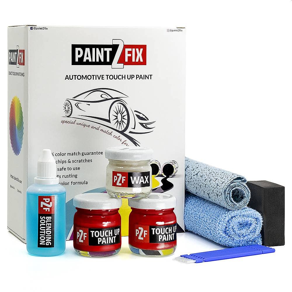 Mazda Radiant Red PT Touch Up Paint Kit - Scratch & Chip Repair for Cars - Perfect for Mazda CX-5, CX-9, Mazda3, Mazda6 - Easy DIY Auto Paint Fix for Small Scratches & Dents