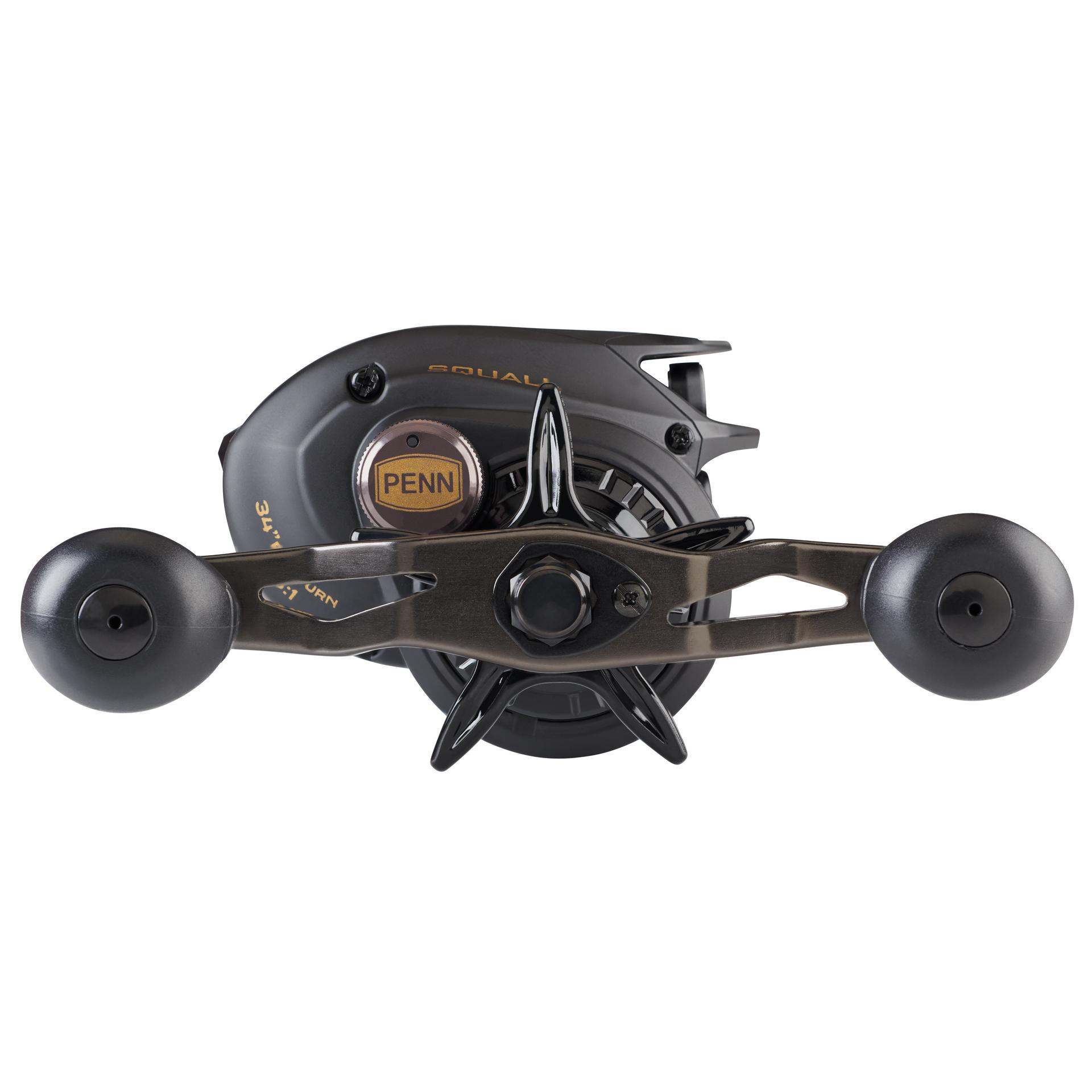 Squall® Baitcast Fishing Reel - High Performance Saltwater & Freshwater Casting Reel for Bass, Trout, and Saltwater Game Fish - Perfect for Surf Fishing, Pier Casting, and Boat Angling