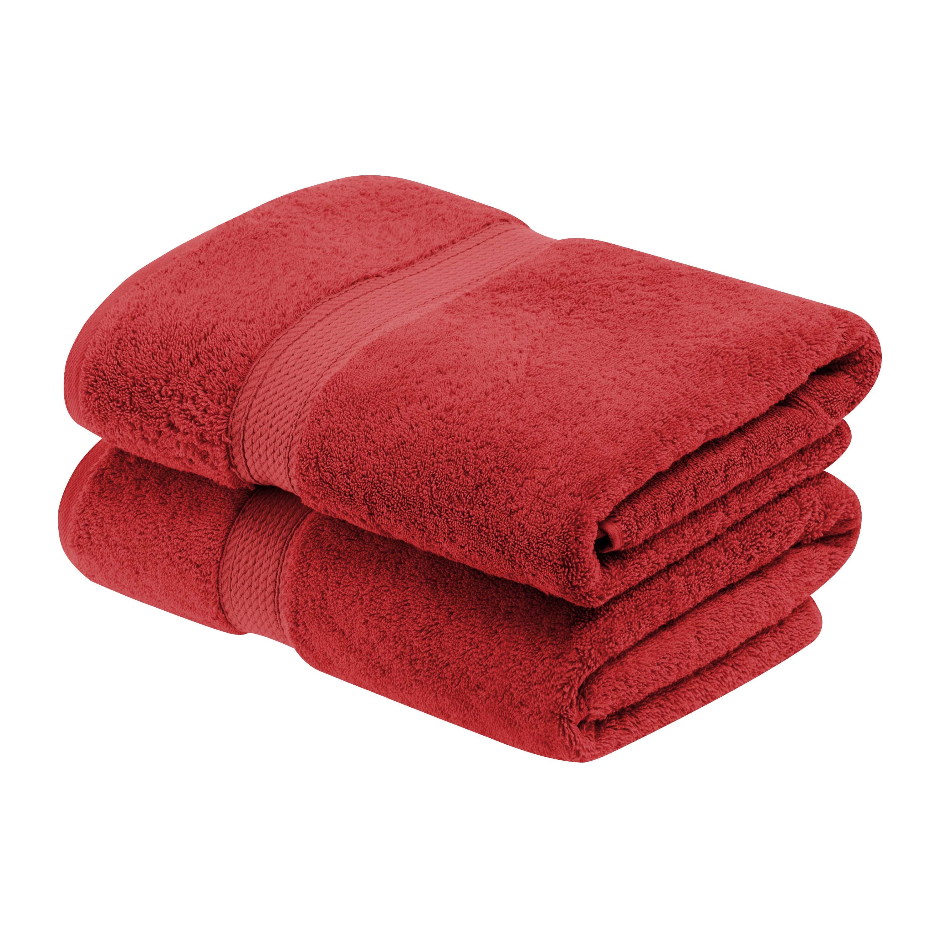 Premium Egyptian Cotton Bath Towel Set - Ultra Soft, Absorbent & Heavyweight 2-Piece Set for Spa, Bathroom & Luxury Home Use