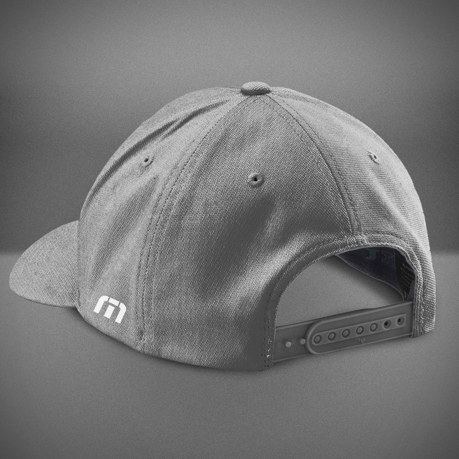 Motiv TravisMathew FOMO Snapback Gray Baseball Cap for Men - Stylish Adjustable Dad Hat for Casual Wear, Golf, Outdoor Activities