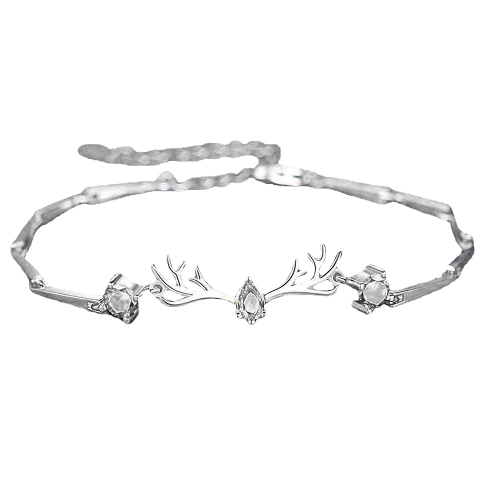 KiKiss Gold Horn Necklace & Bracelet Set - Yilu Stackable Jewelry for Women | Perfect for Layering, Gifts & Everyday Wear
