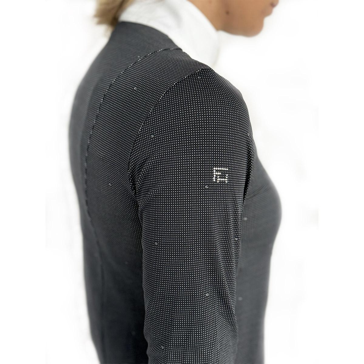 Alina Long Sleeve Show Shirt for Women - Equestrian Riding Shirt for Horse Shows & Competitions - Breathable & Stylish Performance Top for English & Western Riding