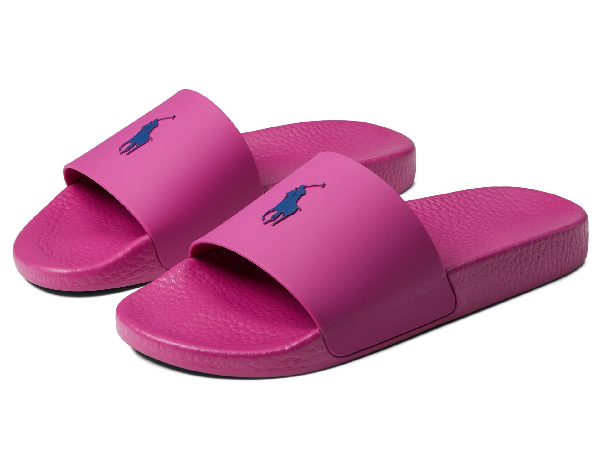 Ralph Lauren Men's Classic Polo Slides - Comfortable Casual Sandals for Summer, Beach, Pool & Lounge Wear