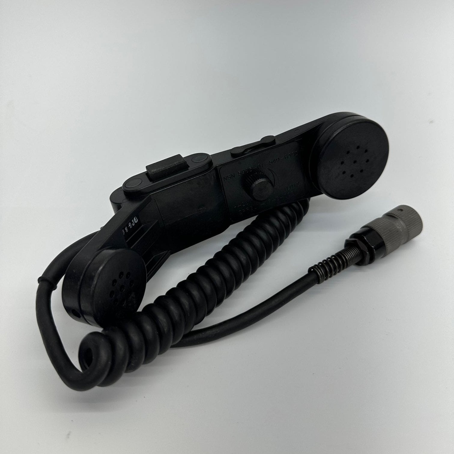 Military H-250/VCEB Handset with Audio Jack - Durable Tactical Communication Device for Field Operations, Survival, and Emergency Scenarios