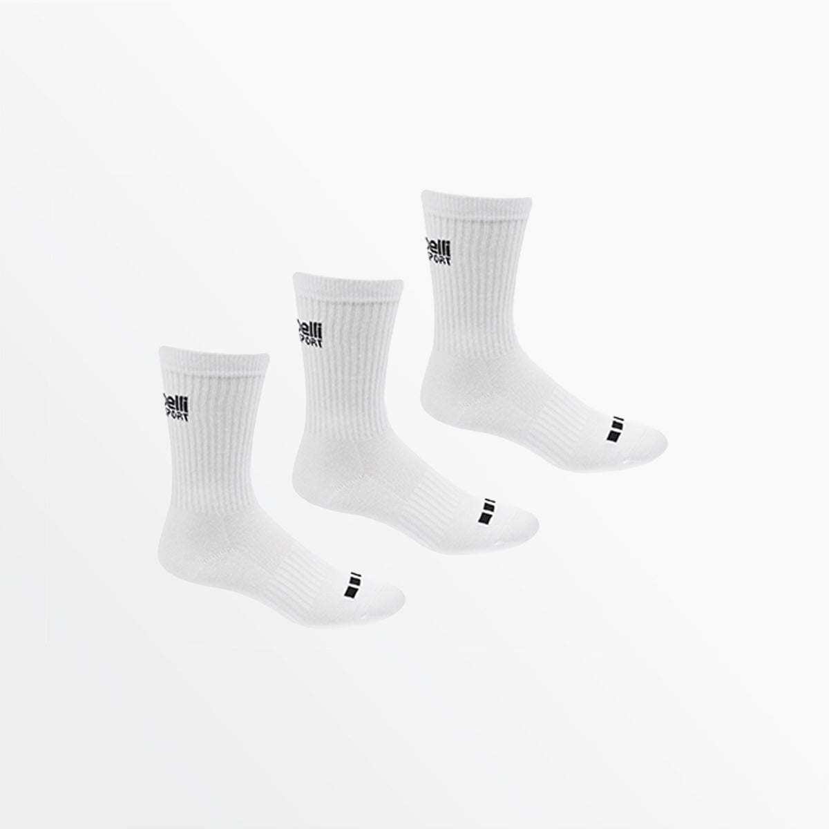 BASICS CS Cool Lightweight Crew Socks - Breathable Athletic Socks for Running, Gym & Everyday Comfort