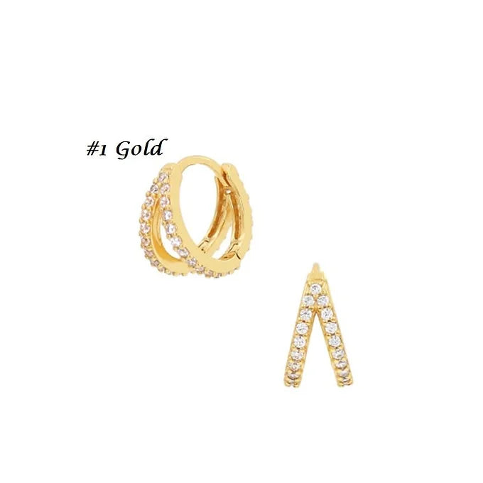 925 Sterling Silver Cartilage Hoop Earrings - 14K Gold Plated Huggie Hoops for Women, Minimalist Eternity Hoop Earrings for Cartilage & Helix Piercing | Perfect for Everyday Wear, Date Night & Gifts