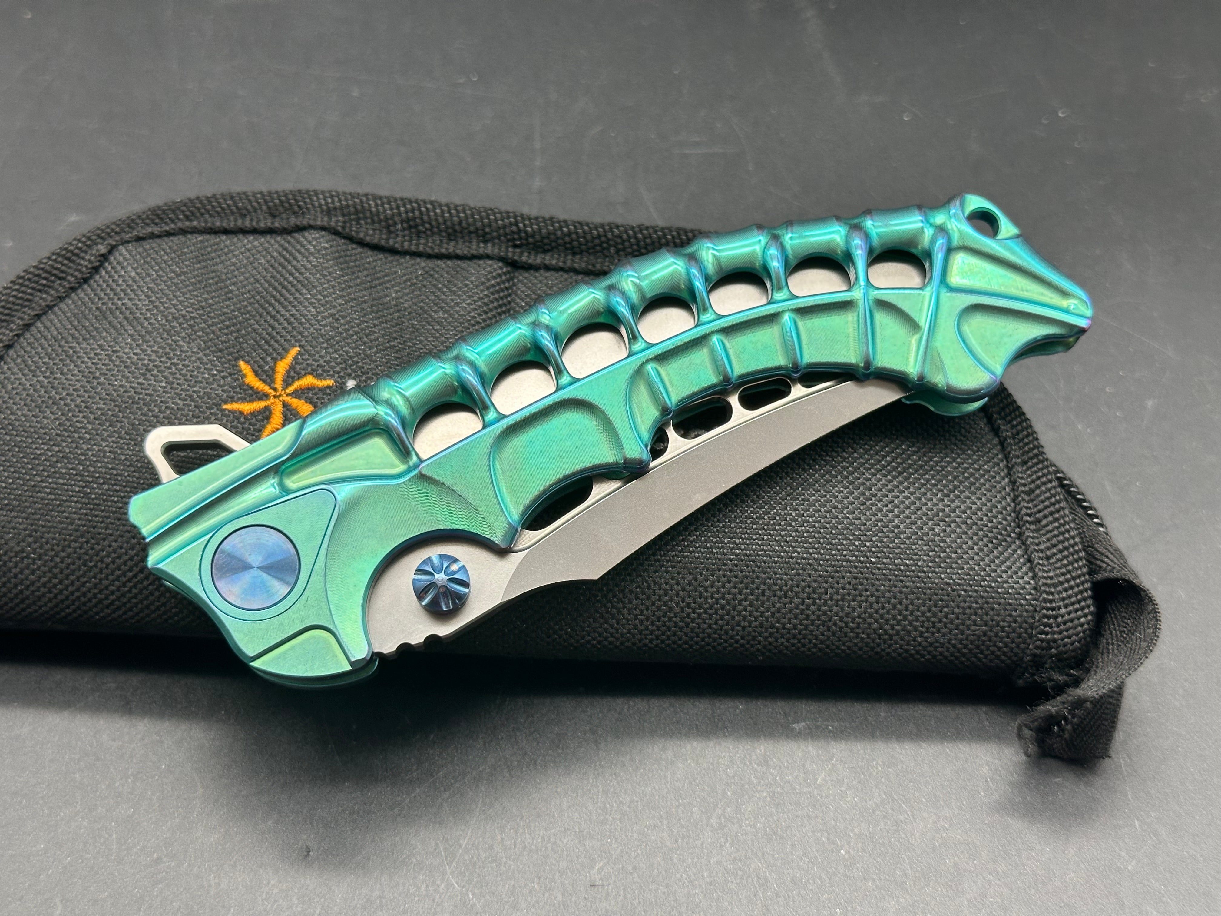 Andre De Villiers Scavenger Frame Lock Folding Pocket Knife - 4.25