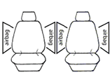 Custom Fit Canvas Seat Covers for Isuzu MU-X MY21 LS M/LS U/LS T (6/2021 Onwards) - 3 Row Durable Protection - Perfect for Off-Roading, Camping & Family Adventures