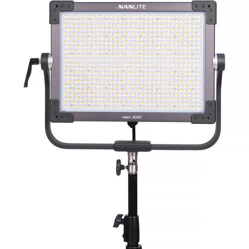 Nanlite Alien 300C RGBWW LED Panel with Softbox & Eggcrate - Professional Studio Lighting for Photography, Videography, and Live Streaming