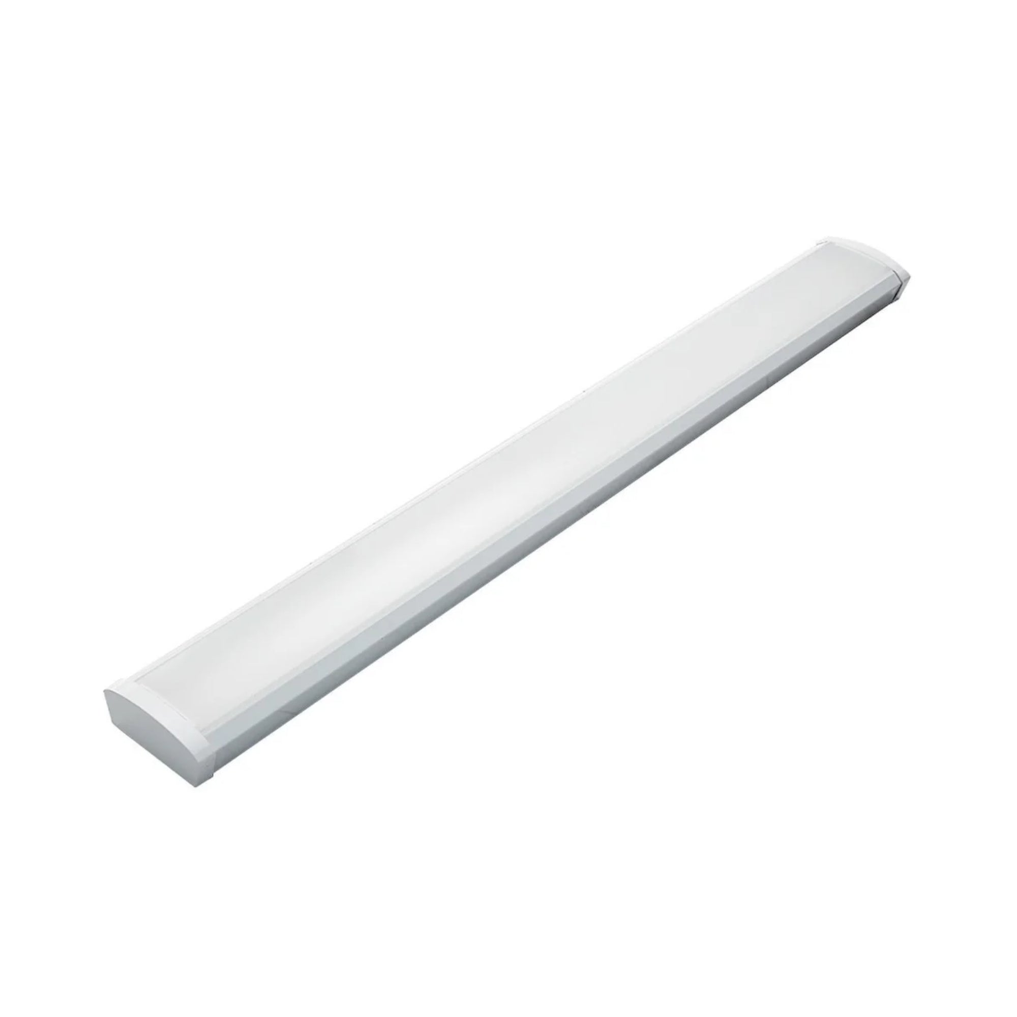 4ft LED Wraparound Light Fixture - 5500 Lumens, 48W, 35K/40K/50K Color Temperature, 120-277V - Perfect for Office, Garage, Warehouse & Commercial Lighting