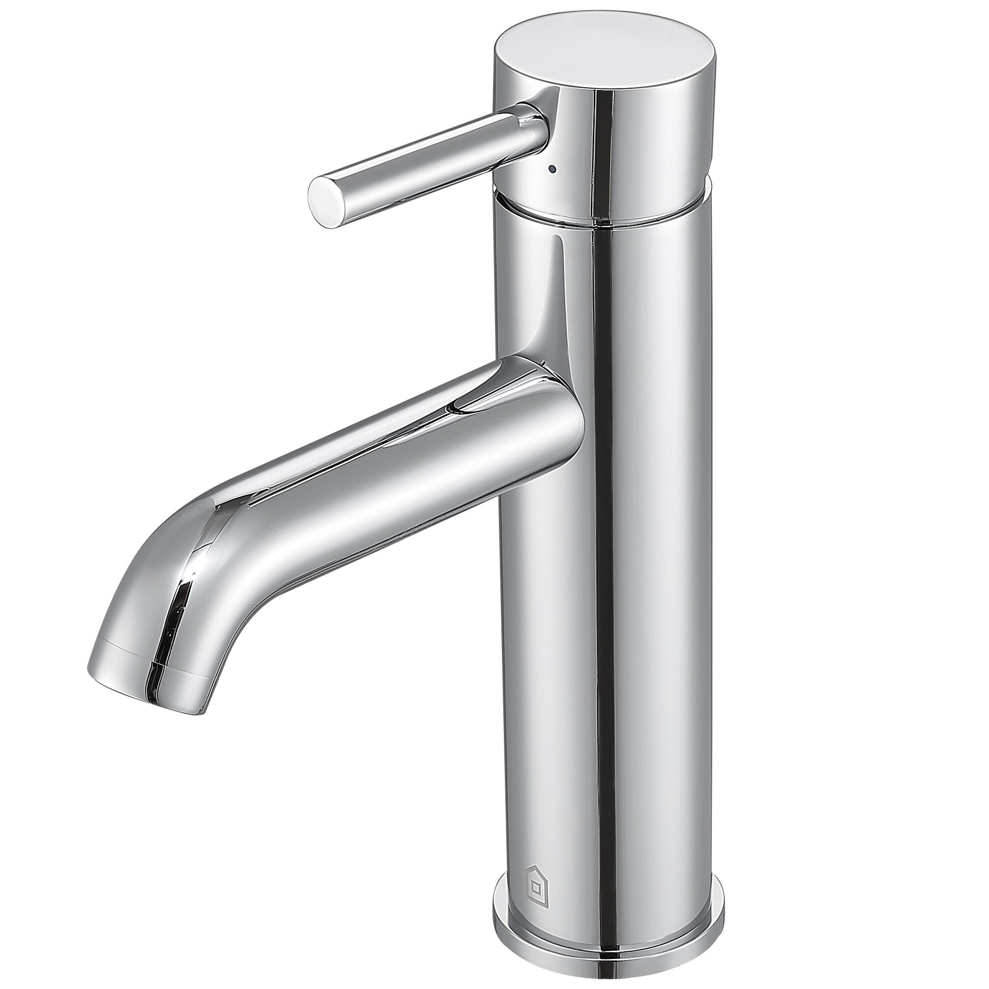 Argenta Single Lever Bathroom Faucet - Modern Chrome Bath Sink Faucet for Vanity, Powder Room & Guest Bath - Easy Installation & Durable Design
