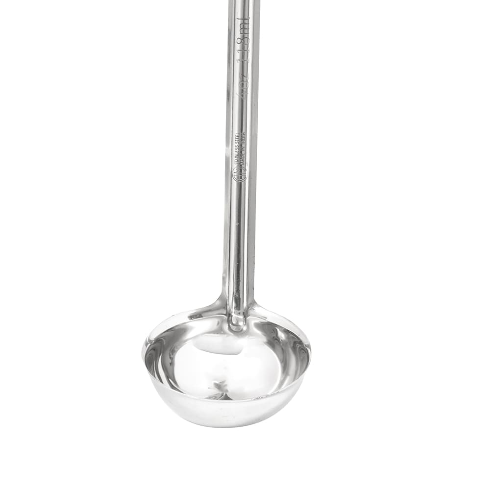 American Metalcraft L1104 4 Oz. Stainless Steel Ladle - Professional Kitchen Tool for Cooking, Serving Soup & Sauces - Perfect for Restaurants, Catering & Home Use