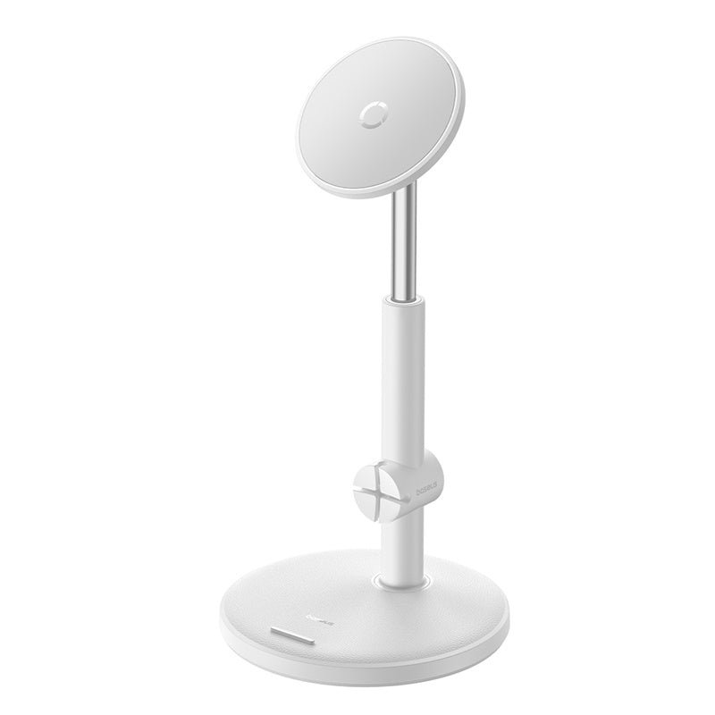 Baseus MagPro Magnetic Phone Stand for Desk - White | Perfect for Home, Office & Car Use