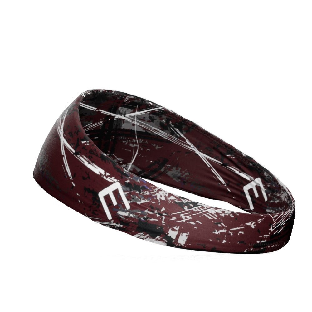 Wicked Maroon Headband for Women - Stretchy Comfortable Yoga Headband - Perfect for Workouts, Running, and Sports