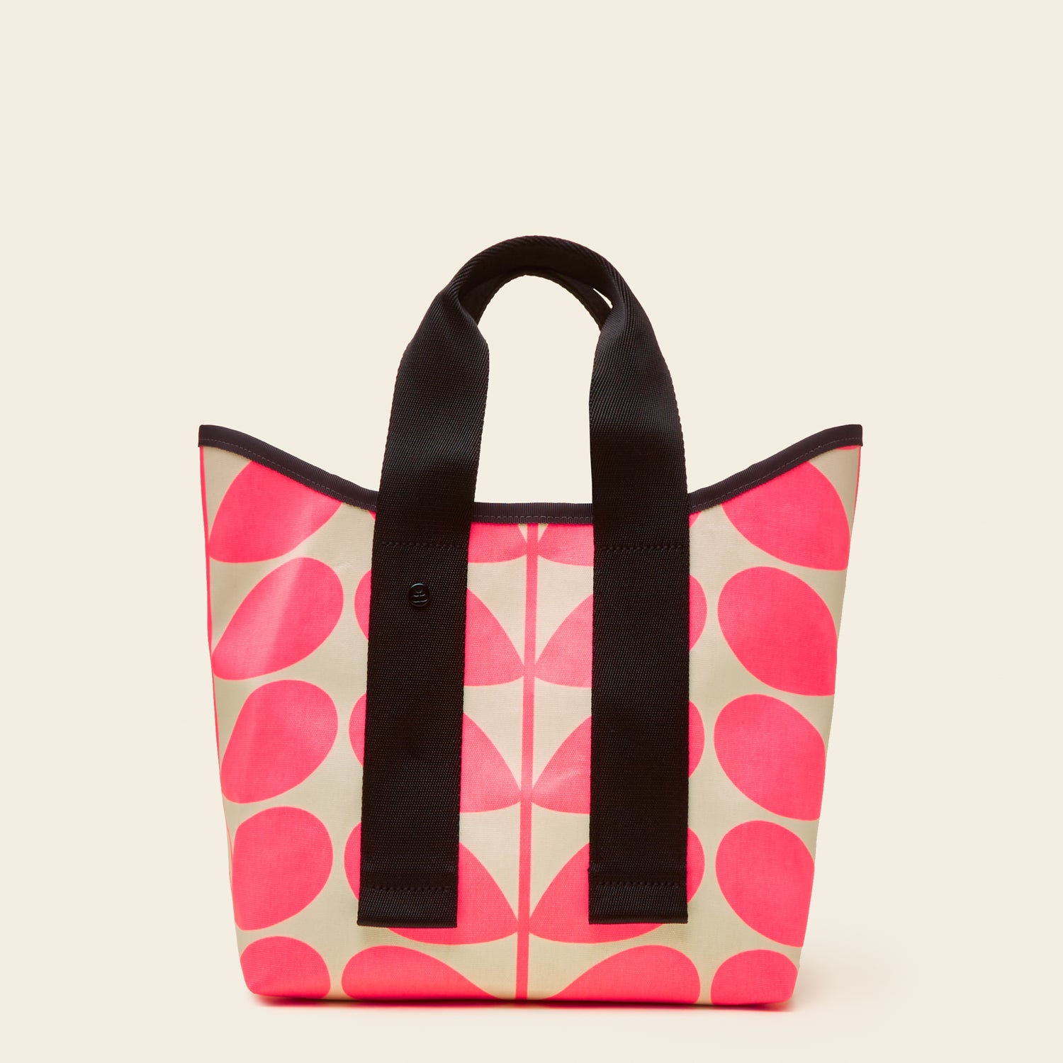 Stylish Neon Pink Medium Tote Bag for Women - Lightweight & Durable Carryall for Work, Gym, or Beach Day