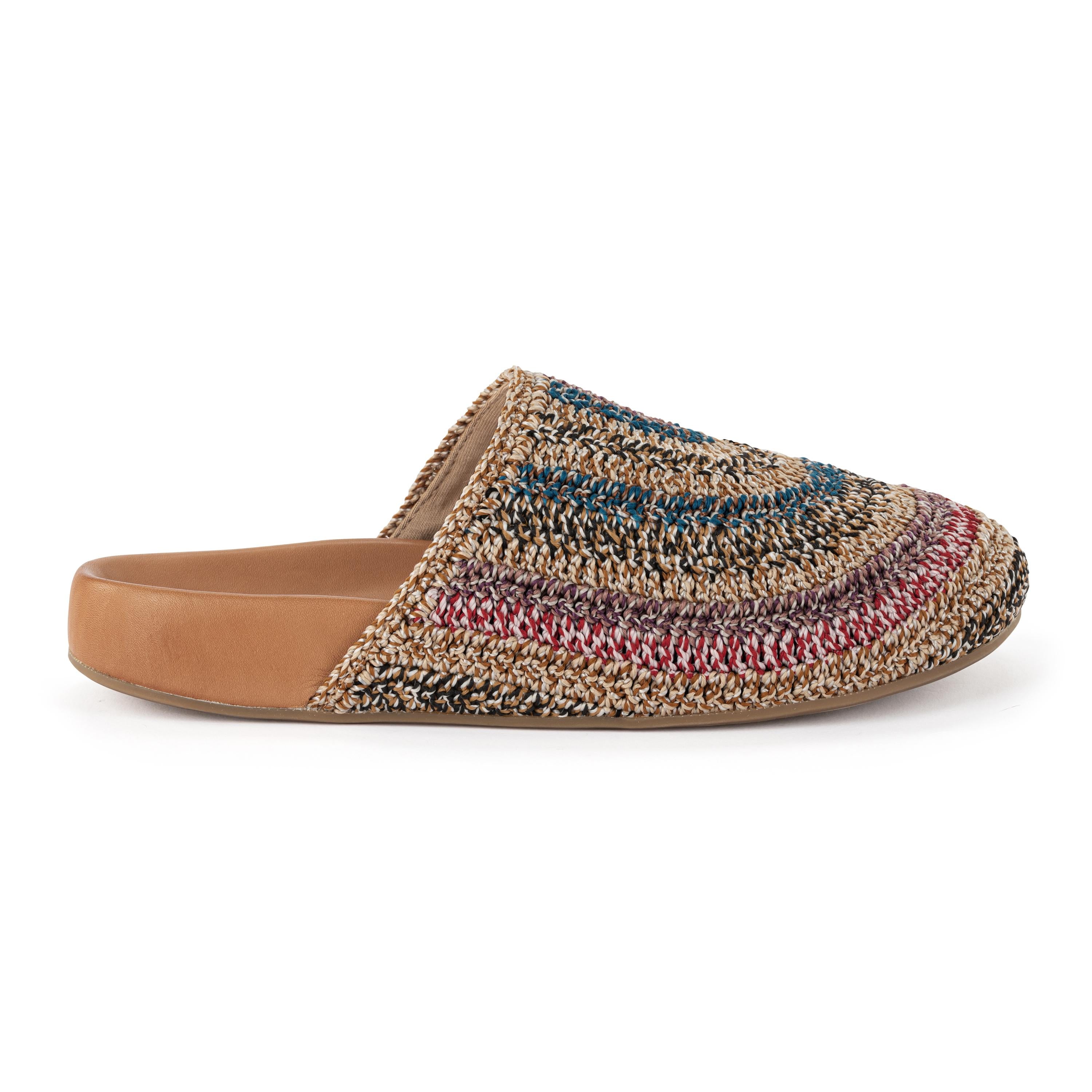 Bolinas Crochet Clogs for Women - Comfortable Handmade Summer Slide Sandals with Arch Support - Perfect for Beach, Pool, and Casual Outings