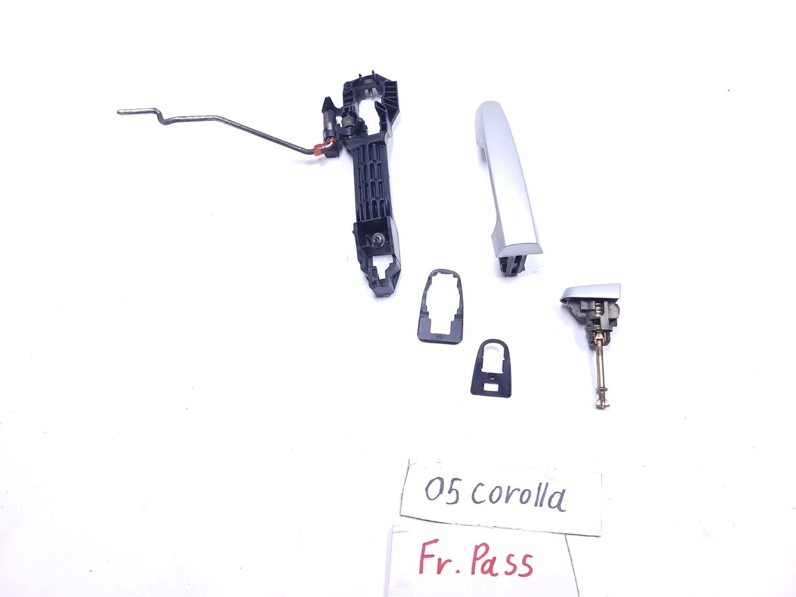 2003-2008 Toyota Corolla Right Passenger Side Front Exterior Door Handle - OEM Replacement Part for Car Door Repair & Maintenance