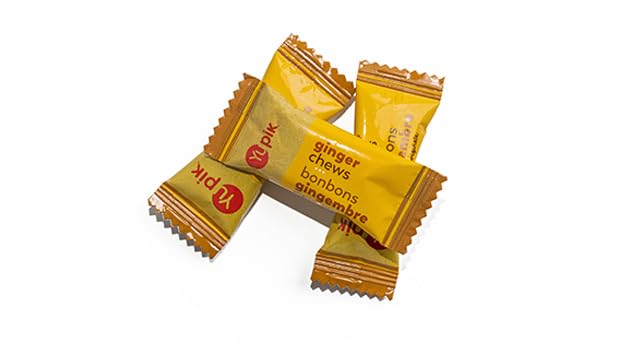 Yupik Ginger Chews 2.2lb - Gluten-Free Soft Candy with Real Ginger for Quick Snacks & Energy Boost