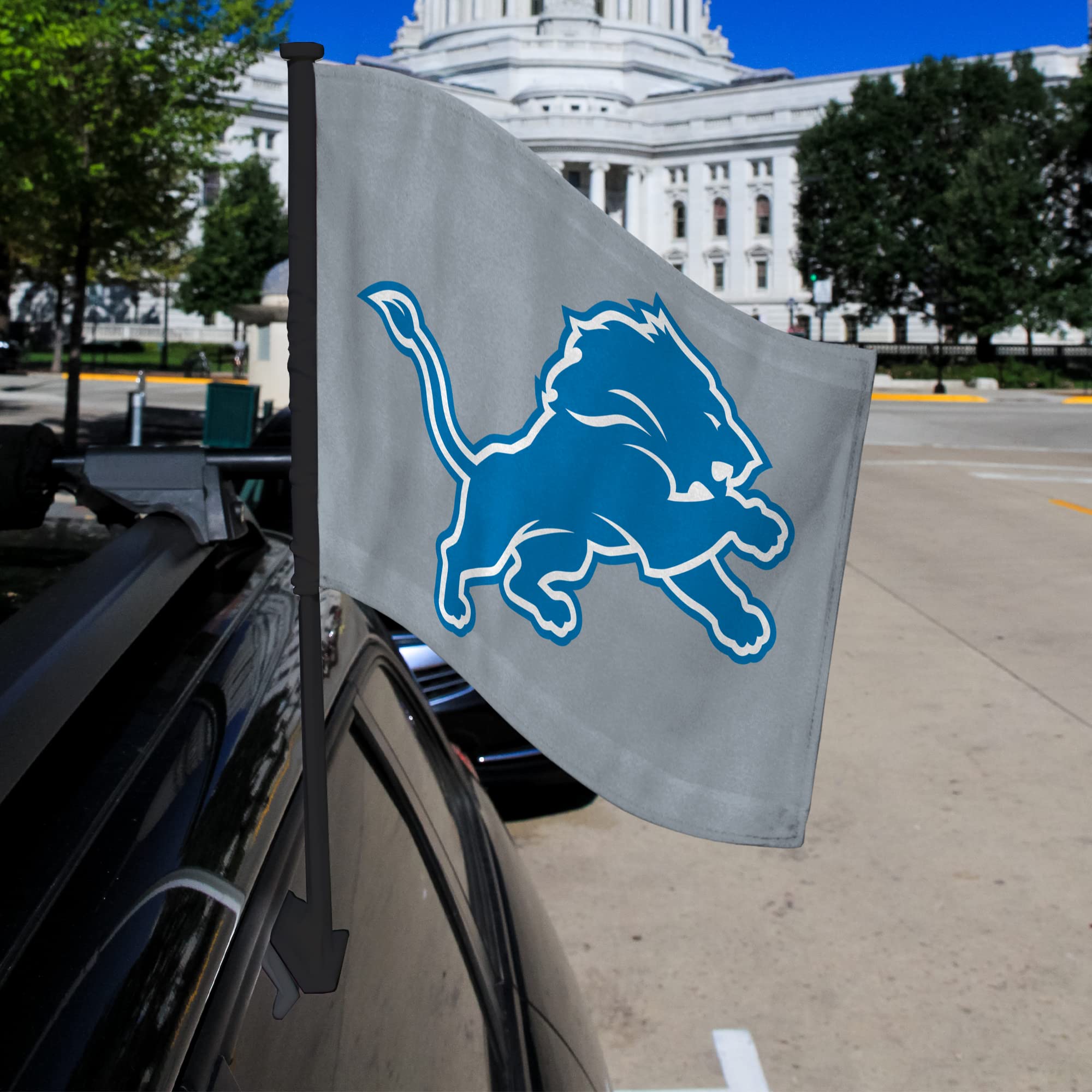 NFL Car Flag - Double Sided Team Logo Car Accessory for Game Day & Tailgating | Rico Industries Official Licensed Product