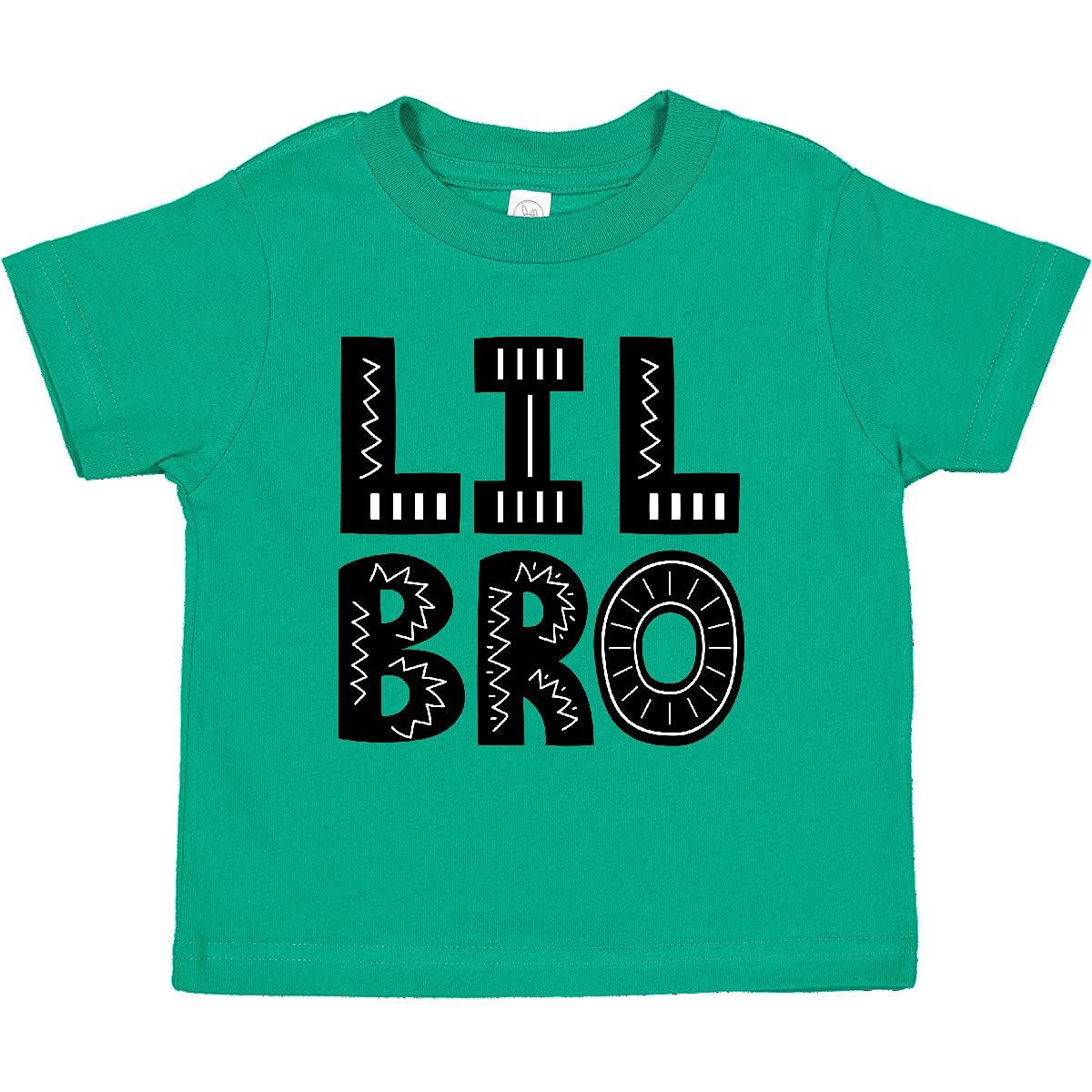 Inktastic Little Brother Toddler T-Shirt - Cute Lil Bro Boys Outfit for Siblings - Perfect for Family Photos, Matching Outfits & Special Occasions