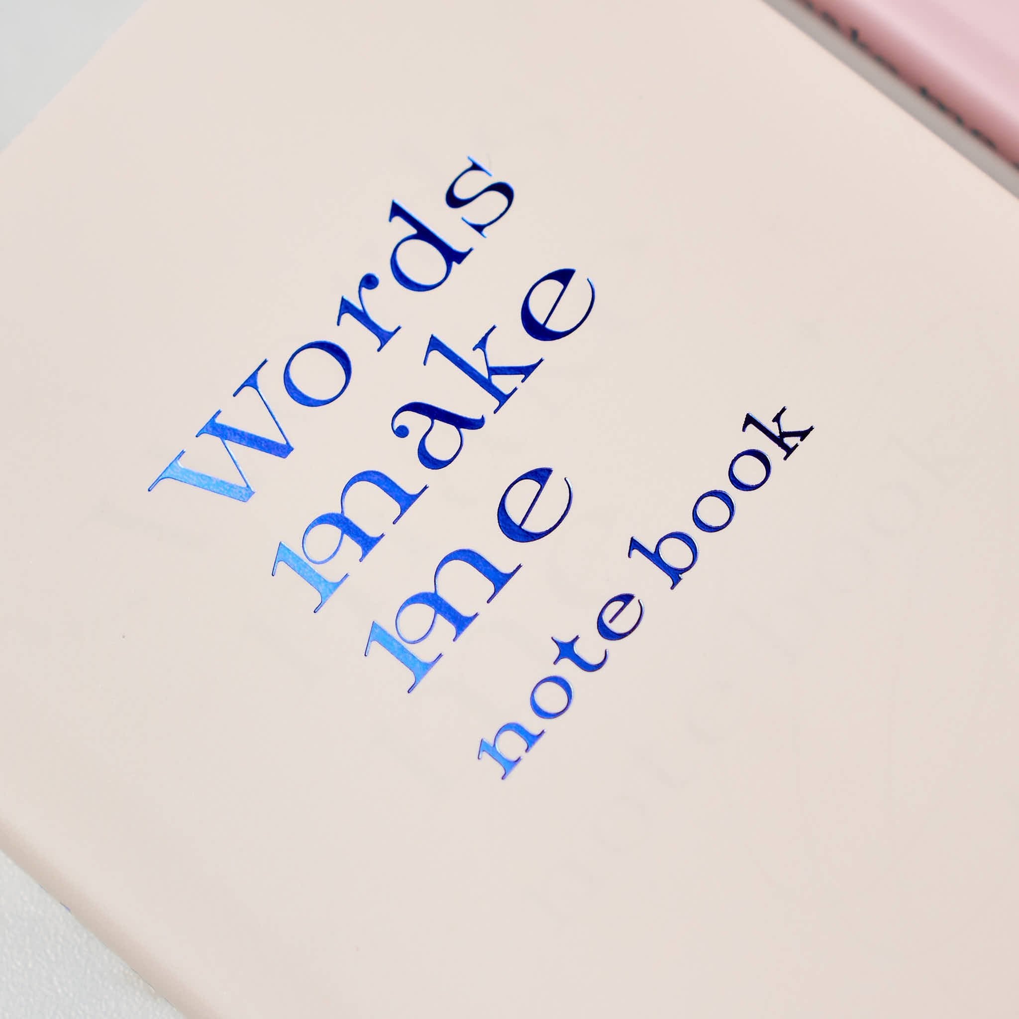 Words Make Me Notebook - Premium Japanese Iroha Design for Journaling, Note Taking & Creative Writing - Perfect for Students, Writers & Office Use