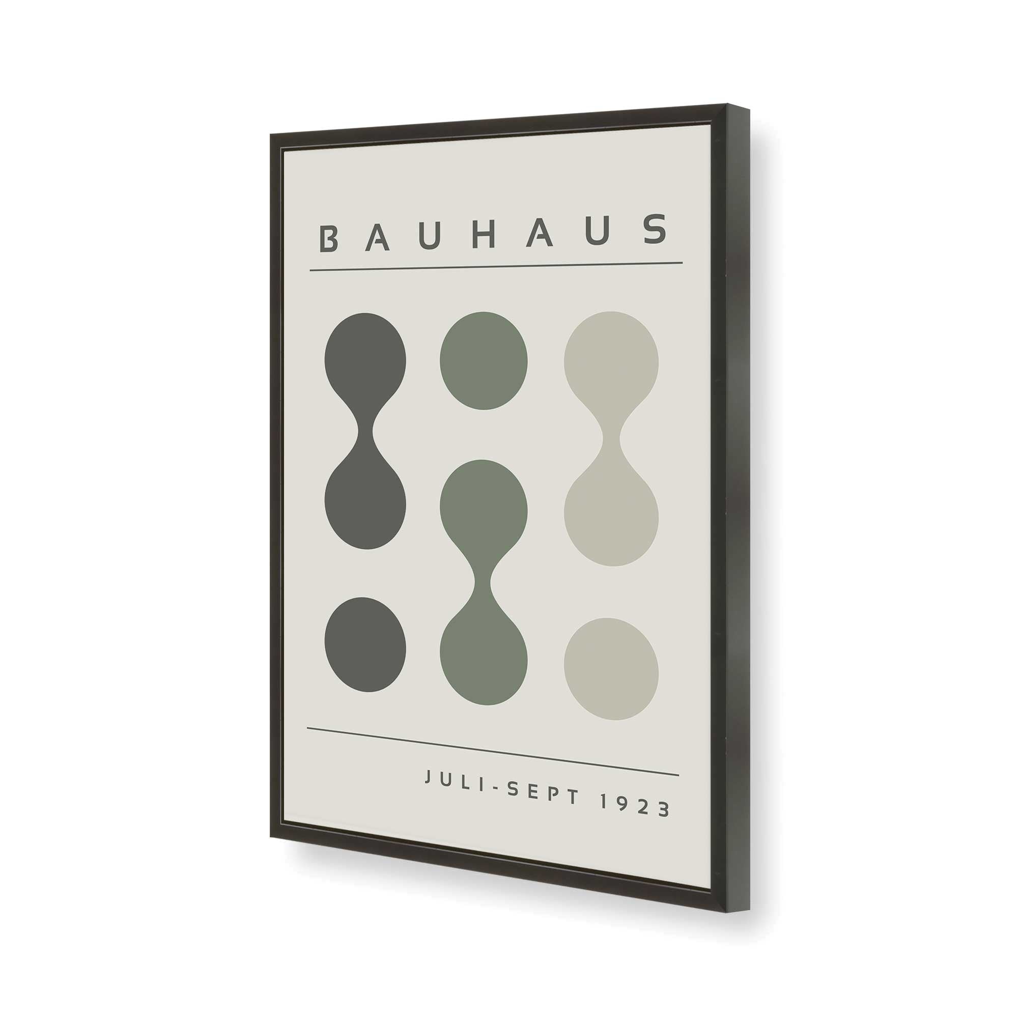 Green Bauhaus Flow Print - Modern Abstract Art Poster for Home & Office Decor | Perfect for Living Room, Bedroom, or Workspace Wall Art