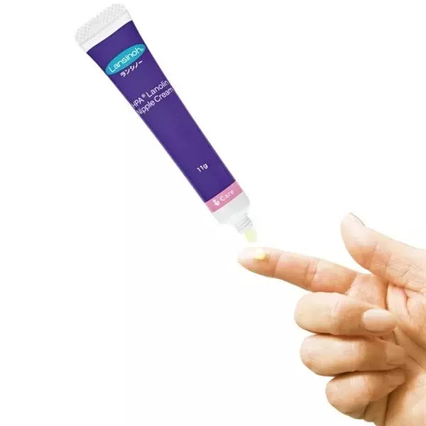 Lansinoh Lanolin Nipple Cream for Breastfeeding - 100% Natural Nipple Balm for Nursing Mothers - Soothes & Protects Sore Nipples - 0.4 oz (11g) - Perfect for Pumping & Breastfeeding Comfort