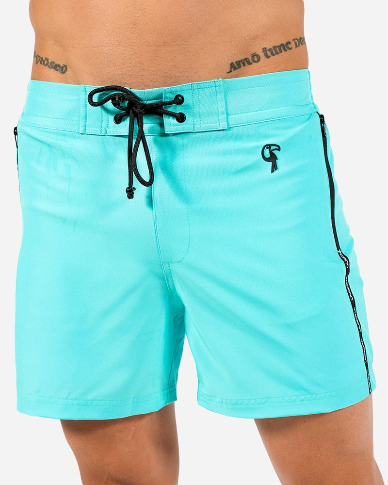 5 Pack Neon Aqua Swim Shorts for Men - Quick Dry, Stretch Comfort, UPF 50+ Sun Protection - Perfect for Beach, Pool, Surfing & Summer Vacations