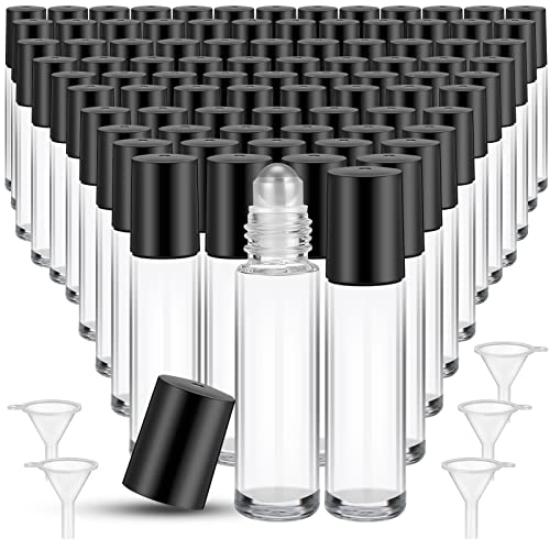 Clear, Black Lid