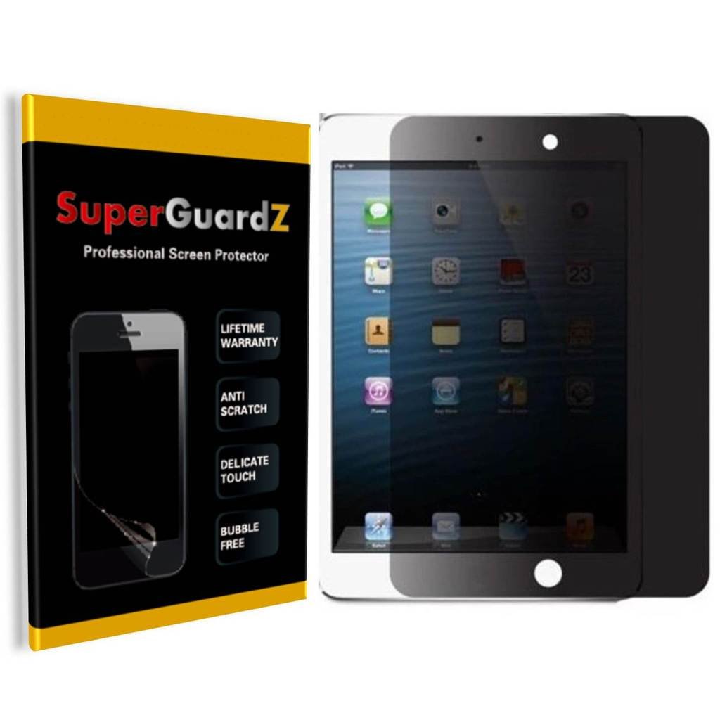 SuperGuardZ Privacy Screen Protector for iPad Air 2 & 1 / iPad 9.7 (6th/5th Gen, 2018/2017) - Anti-Spy, Anti-Scratch, HD Clear Protection - Perfect for Office, Travel & Public Use