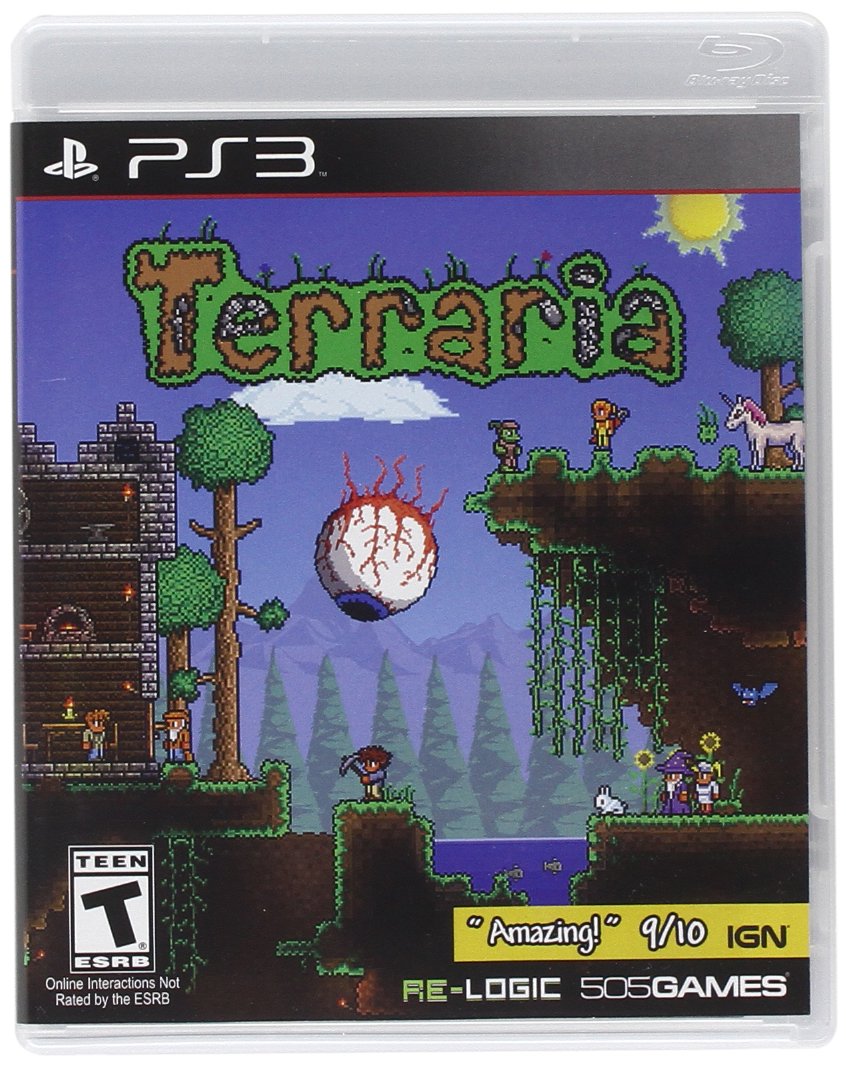 Terraria for PlayStation 3 - Open-World Adventure Game | Explore, Build & Survive - Perfect for Multiplayer Gaming & Creative Sandbox Play