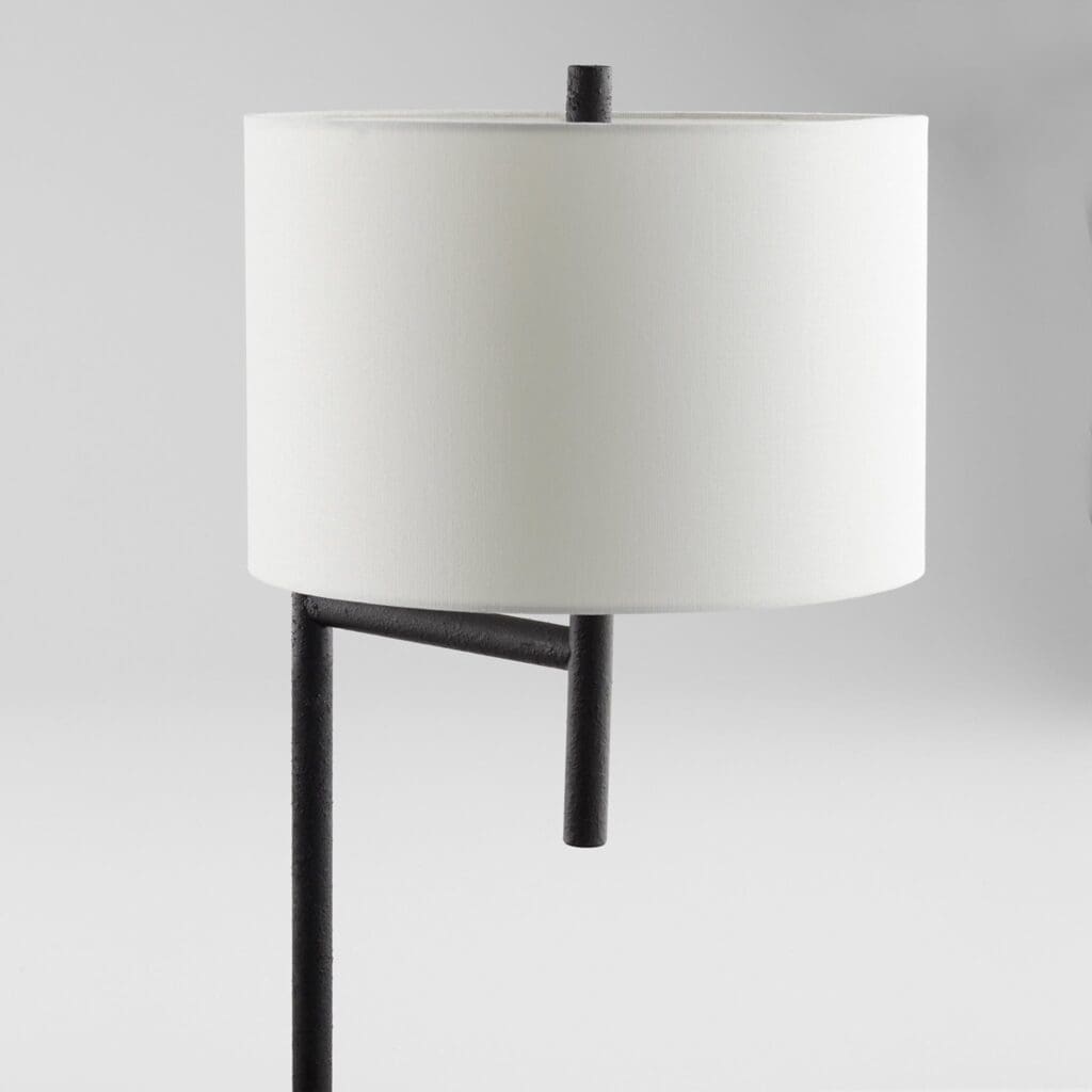 Cyan Design 11456 Ladon Modern Black Floor Lamp - Elegant Lighting for Living Room, Bedroom & Office Decor