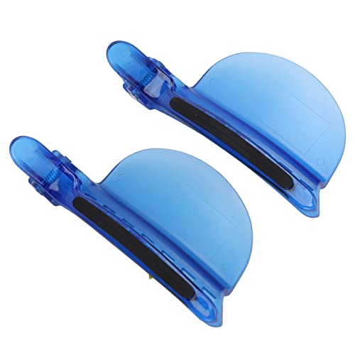 2PCS ANGGREK Heat Insulation Sectioning Clips - Professional Hair Styling Tools for Wig Extensions & Braiding (Blue) - Perfect for Salon Use, DIY Hairstyling & Cosplay Costumes