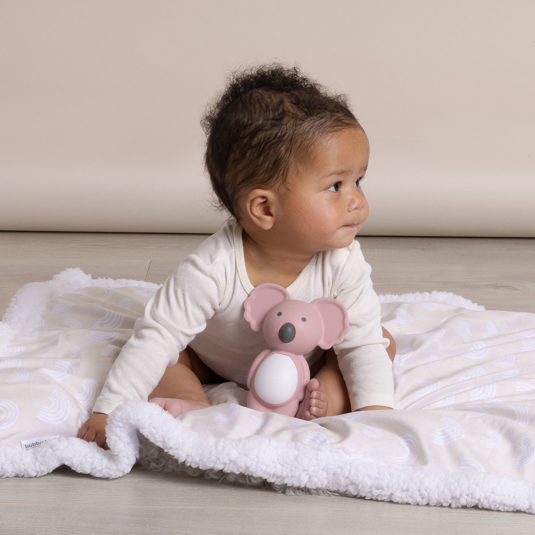 Aussie Animals Bubba Koala Silicone Teething Toy for Babies - Soothing Berry-Flavored Chewable Teether for Infants & Toddlers - Perfect for Teething Relief, Sensory Play and On-the-Go Comfort