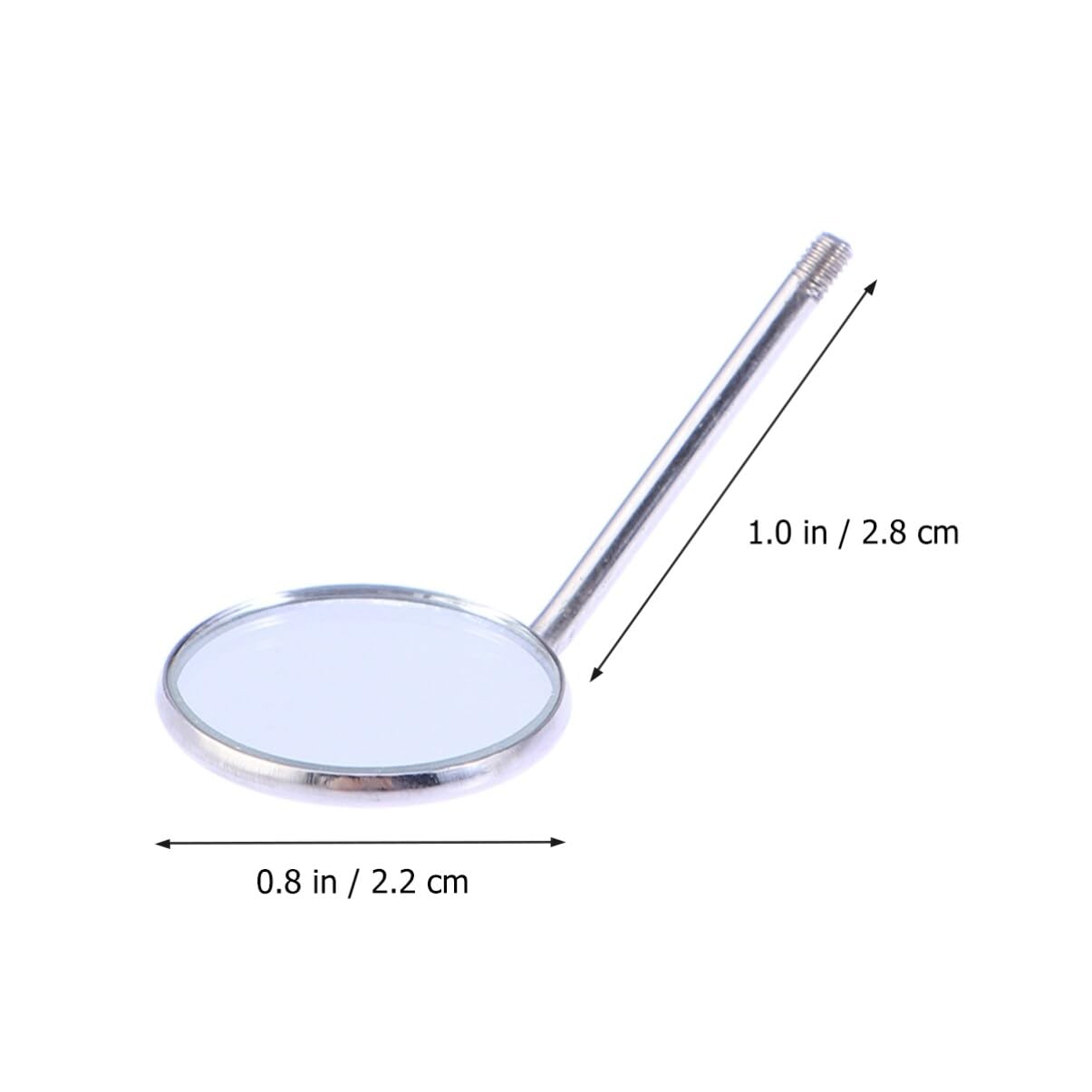 5-Piece Professional Dental Mirror Kit for Oral Cavity Examination - 22mm Dentist Tools for Teeth Inspection, Mouth Exams & Dental Checkups - Perfect for Dentists, Hygienists & Home Use